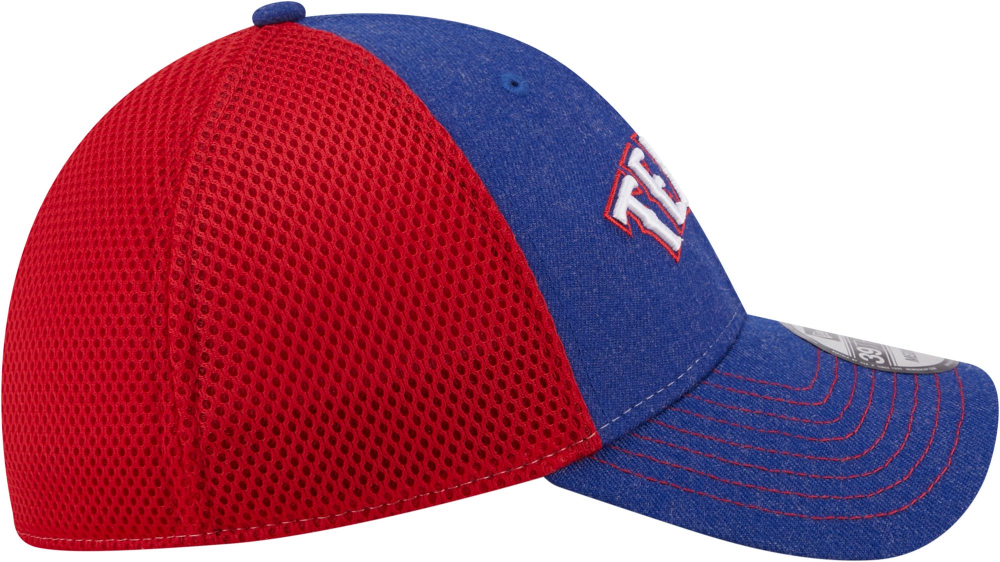 New Era Men's Texas Rangers 39Thirty Blue Heathered Stretch Fit Hat product image
