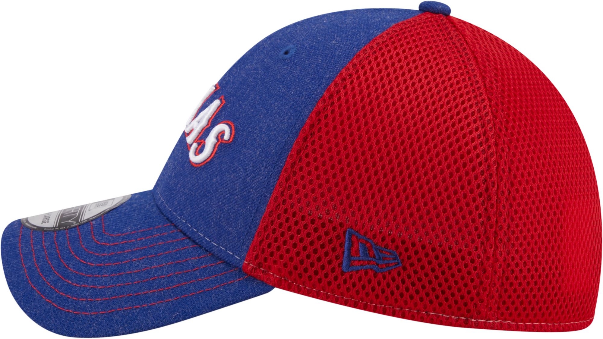 New Era Men's Texas Rangers 39Thirty Blue Heathered Stretch Fit Hat product image