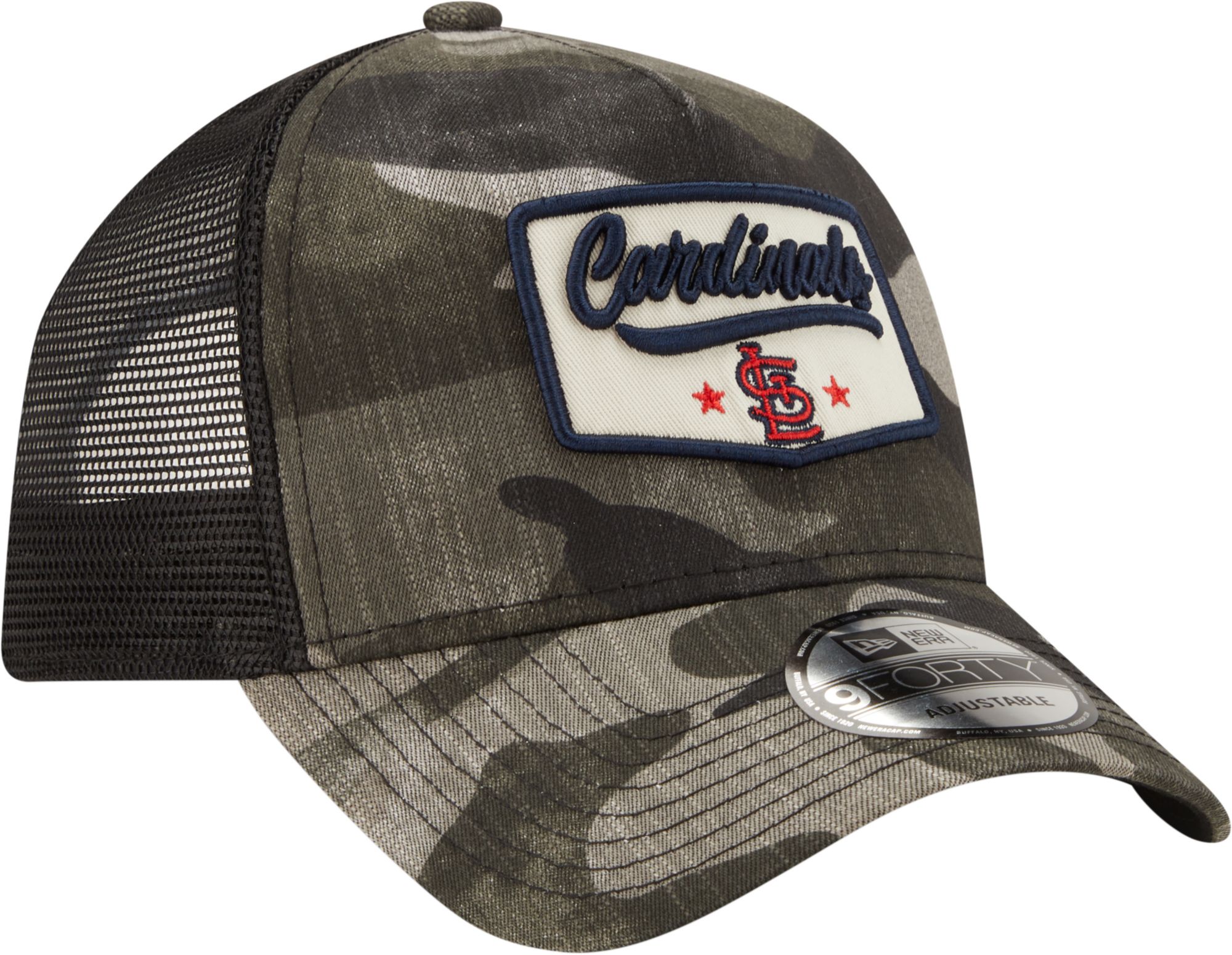 New Era Men's St. Louis Cardinals Camo Patch 9Forty Adjustable Hat product image