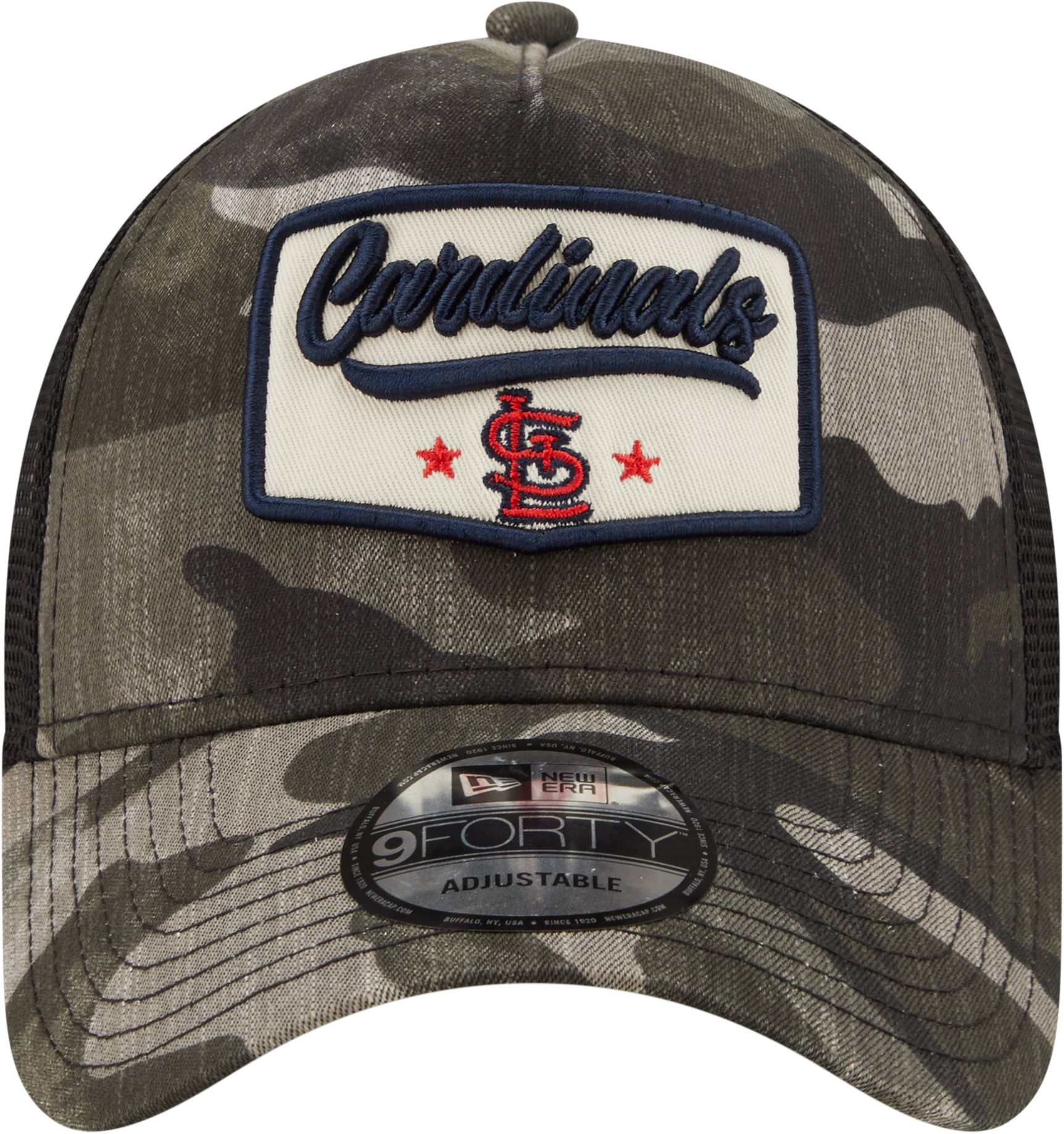 New Era Men's St. Louis Cardinals Camo Patch 9Forty Adjustable Hat product image