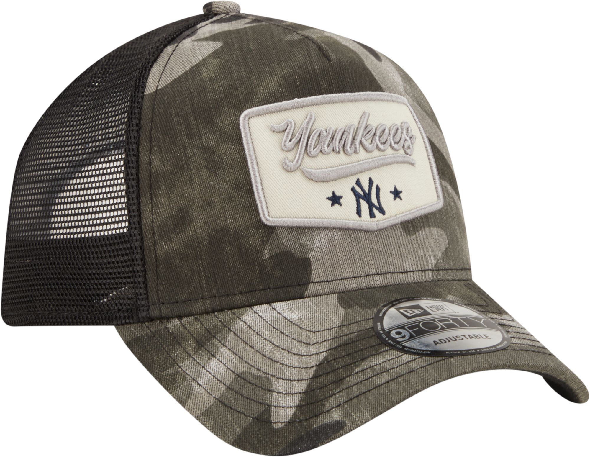 New Era Men's New York Yankees Camo Patch 9Forty Adjustable Hat product image