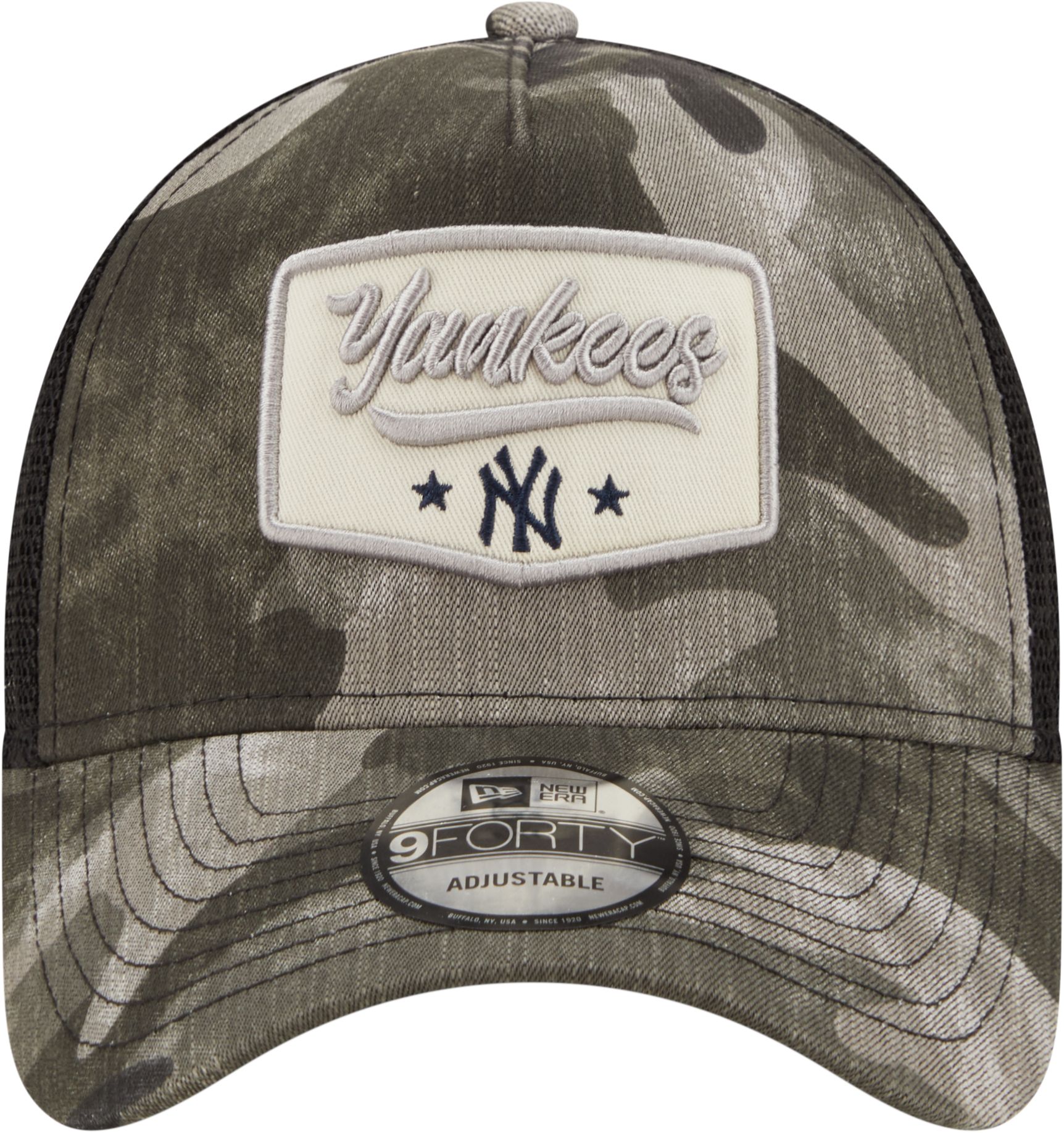 New Era Men's New York Yankees Camo Patch 9Forty Adjustable Hat product image