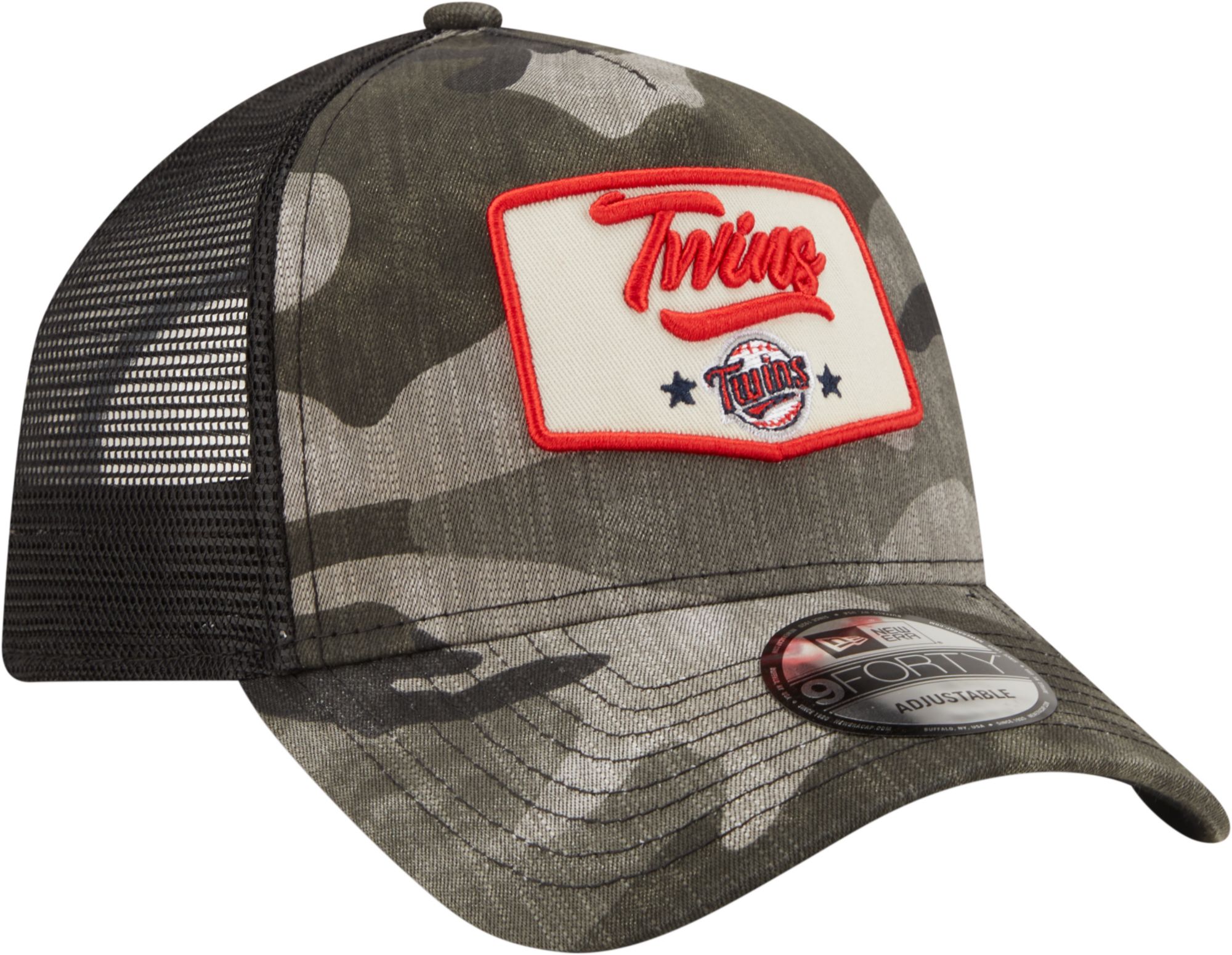 New Era Men's Minnesota Twins Camo Patch 9Forty Adjustable Hat product image