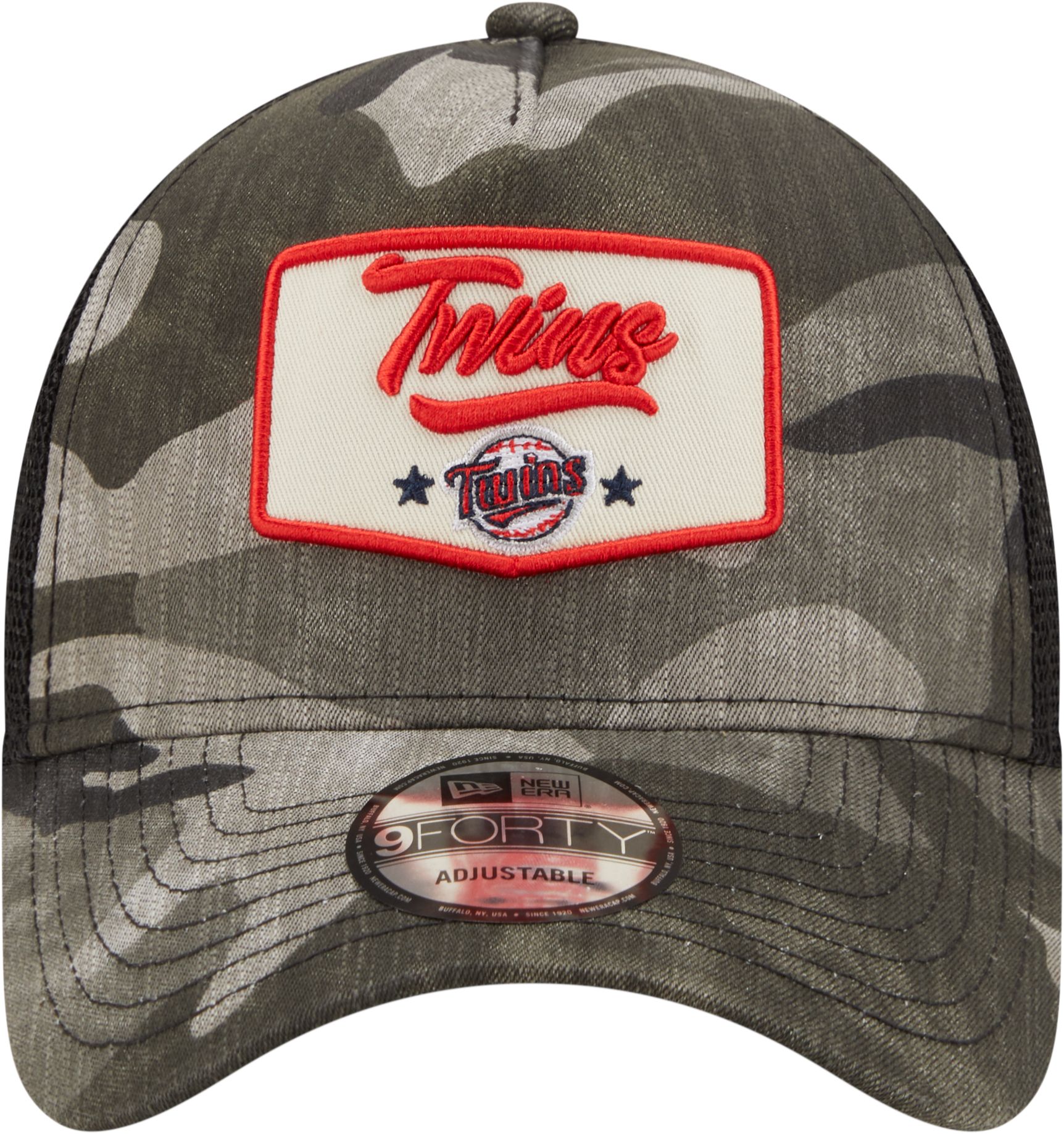 New Era Men's Minnesota Twins Camo Patch 9Forty Adjustable Hat product image