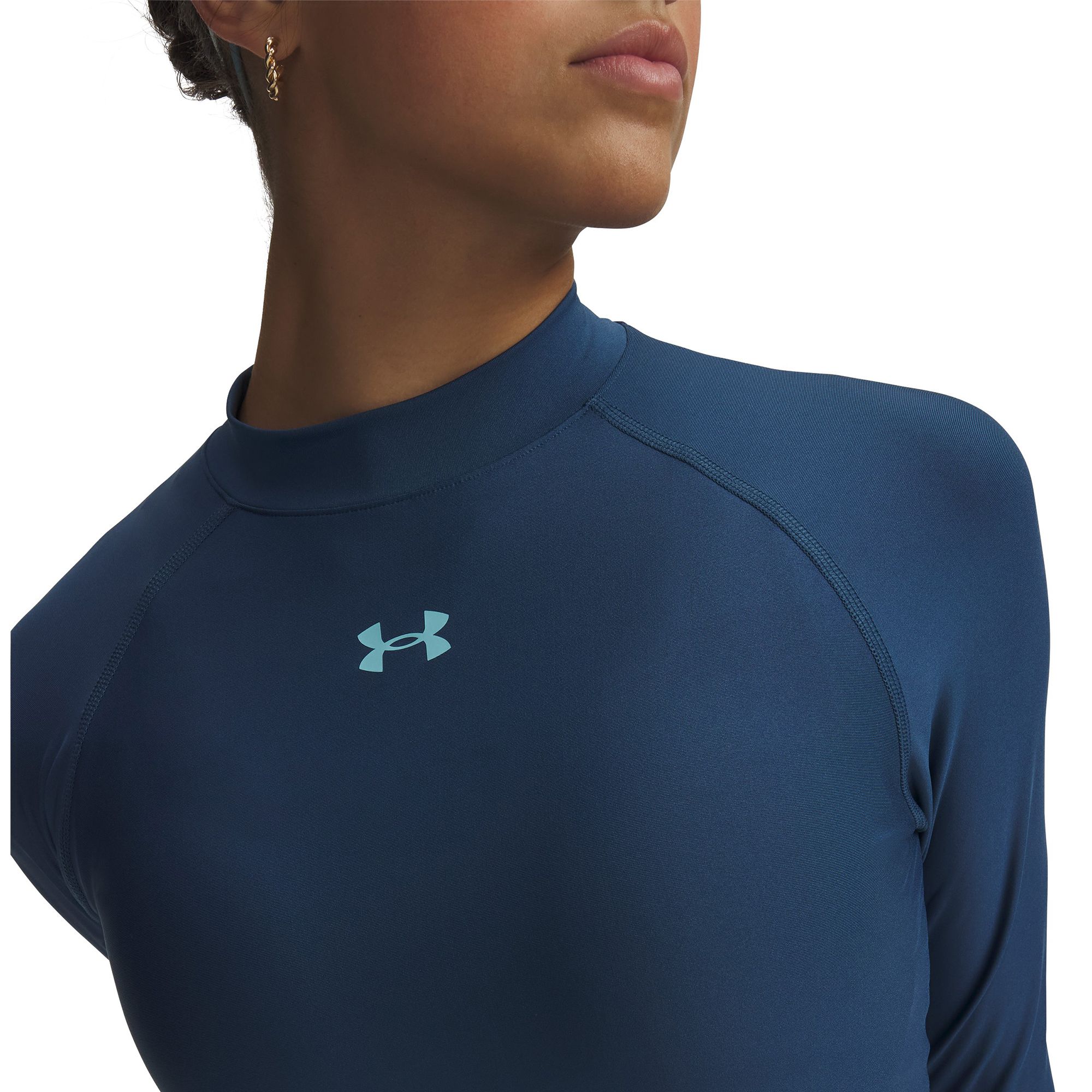Under Armour Women's HeatGear Crop Mock Long Sleeve product image
