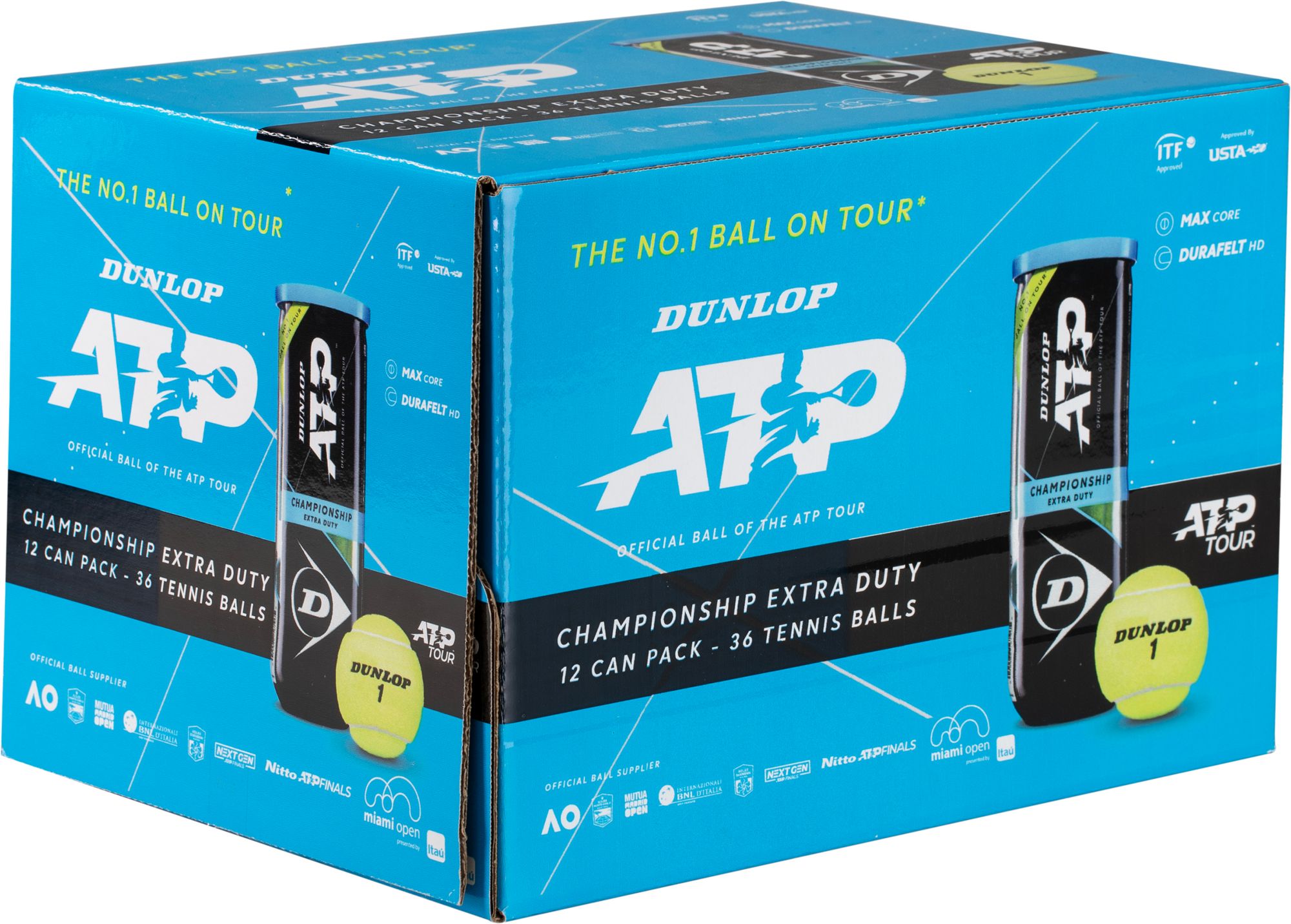 Dunlop ATP Championship Tennis Balls 12-Pack product image