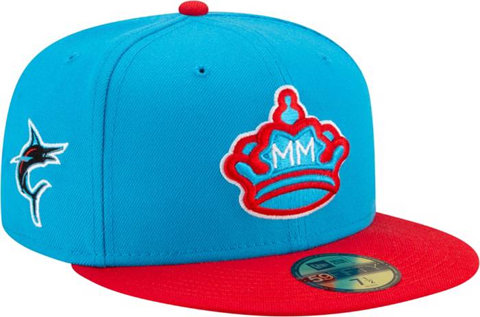 Men's Miami Marlins Nike Red City Connect Velocity Practice
