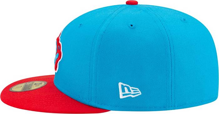 New Era Men's Blue, Red Miami Marlins City Connect 59FIFTY Fitted Hat