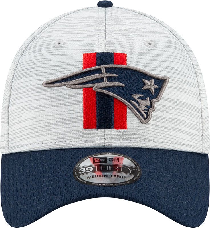 New Era Men's New England Patriots Grey Sideline 2021 Training Camp 39Thirty Stretch Fit Hat product image