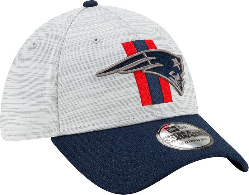 New Era Men's New England Patriots Grey Sideline 2021 Training Camp 39Thirty Stretch Fit Hat product image