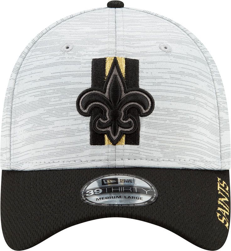 New Era Men's New Orleans Saints Grey Sideline 2021 Training Camp 39Thirty Stretch Fit Hat product image