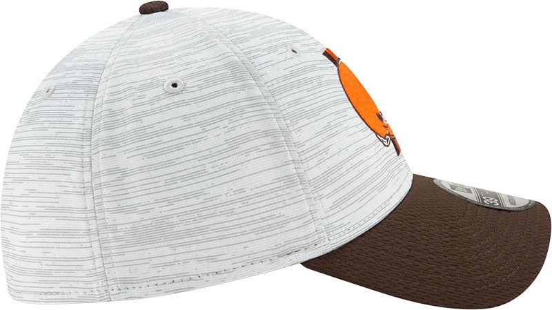 New Era Men's Cleveland Browns Grey Sideline 2021 Training Camp 39Thirty Stretch Fit Hat product image