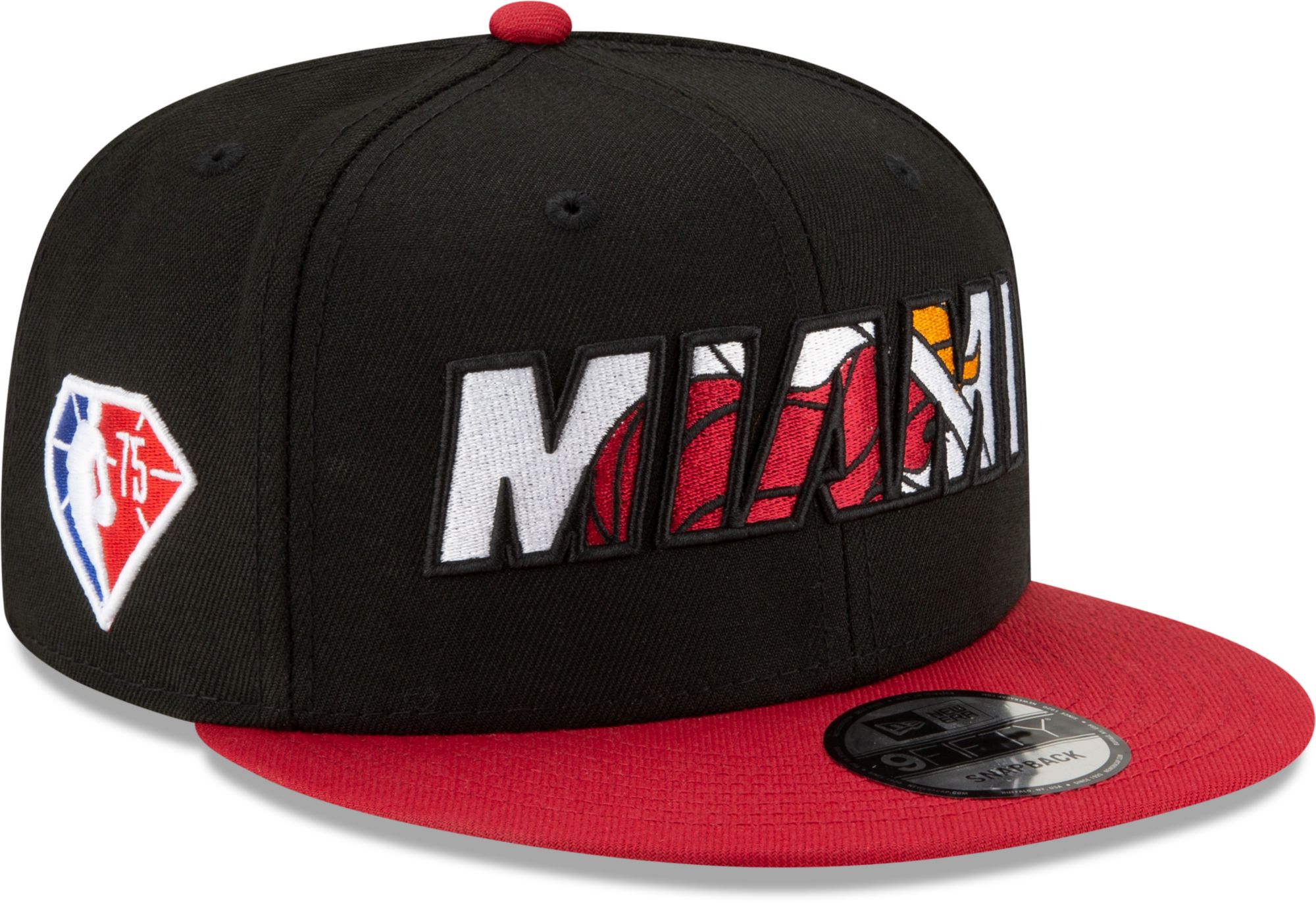 New Era Men's Miami Heat 2021 NBA Draft 9Fifty Adjustable Snapback Hat product image