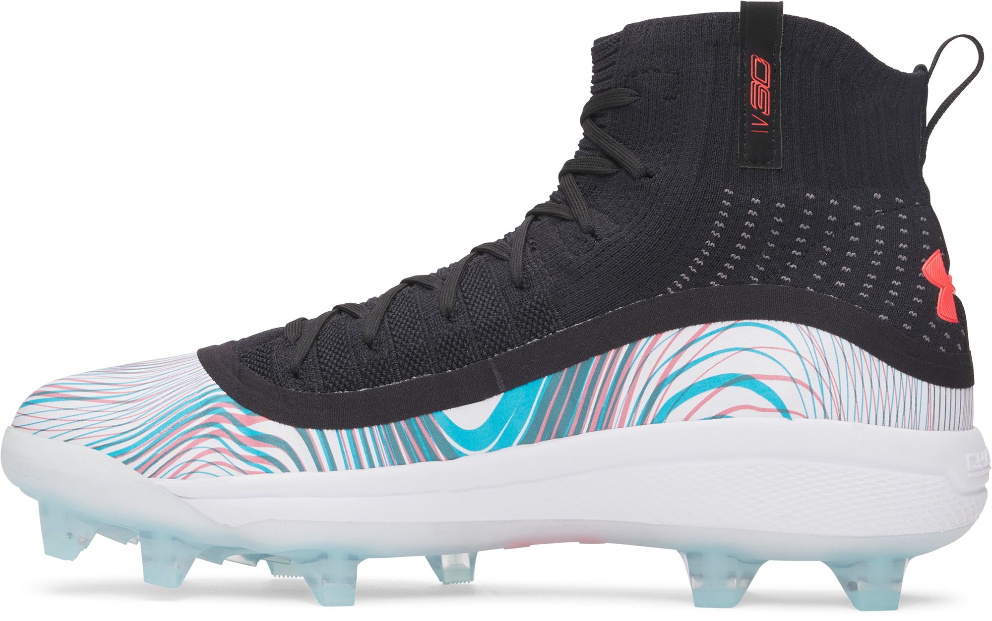 Under Armour Men's Curry 4 Mid TPU Baseball Cleats product image
