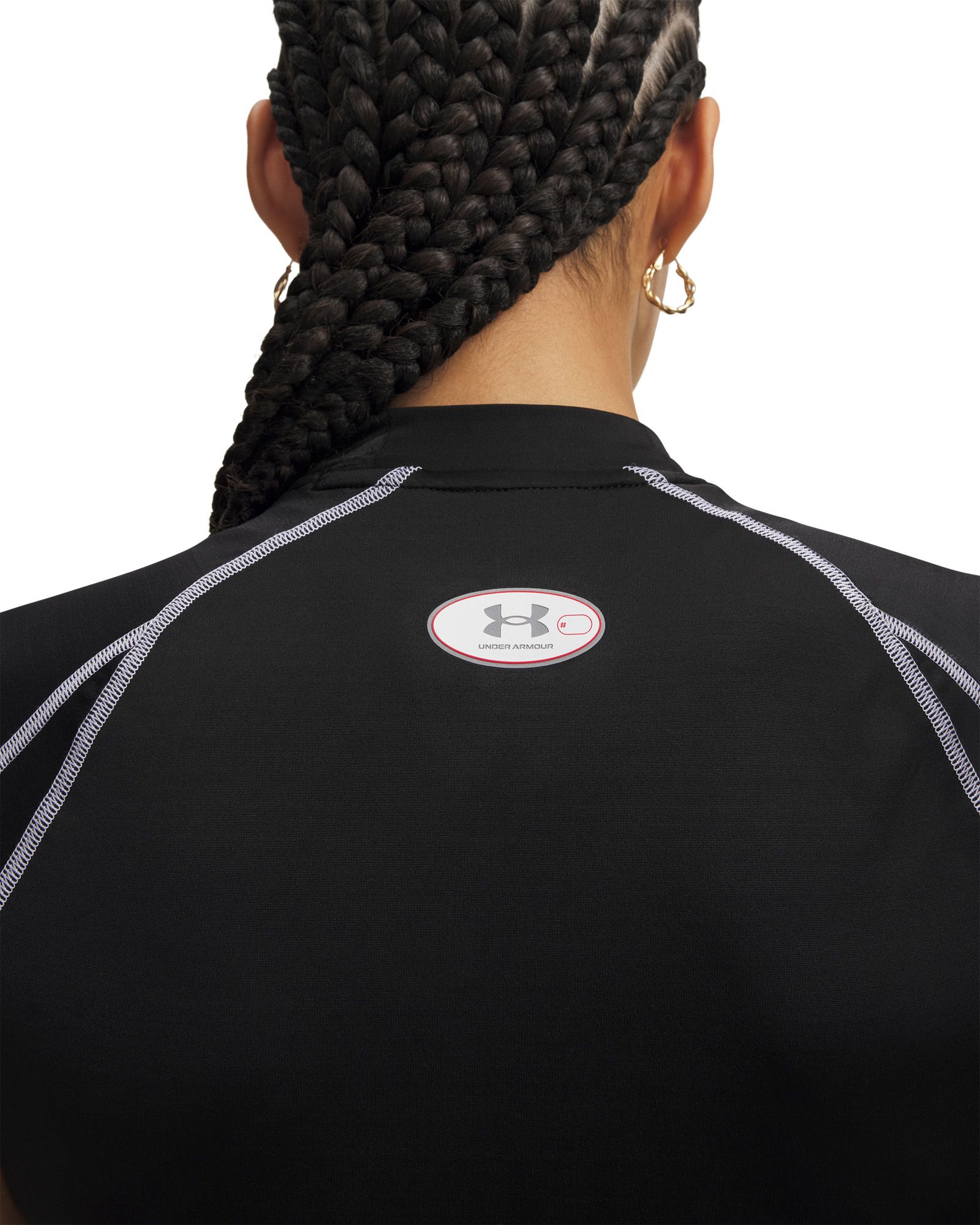 Under Armour Women's HeatGear Elite Crop Mock Short Sleeve product image