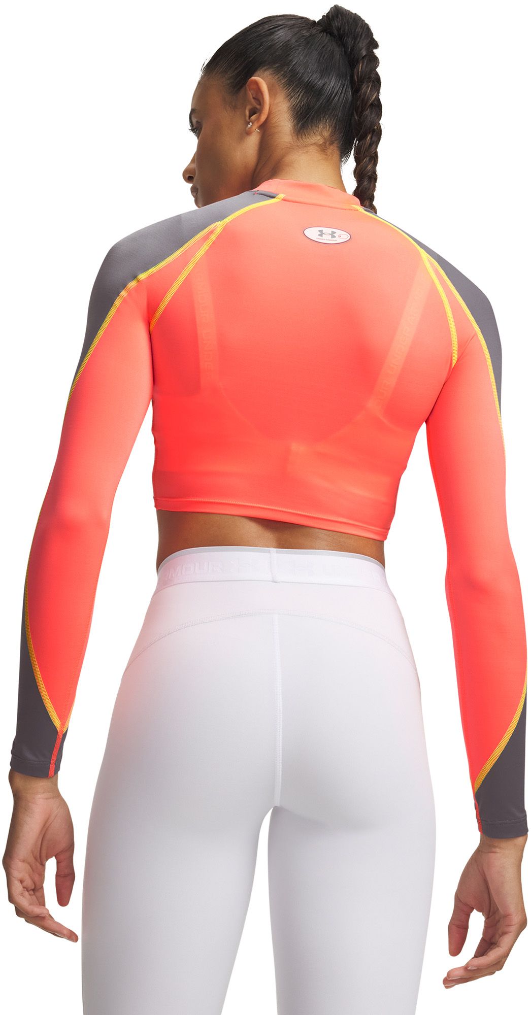 Under Armour Women's HeatGear Elite Crop Mock Long Sleeve product image