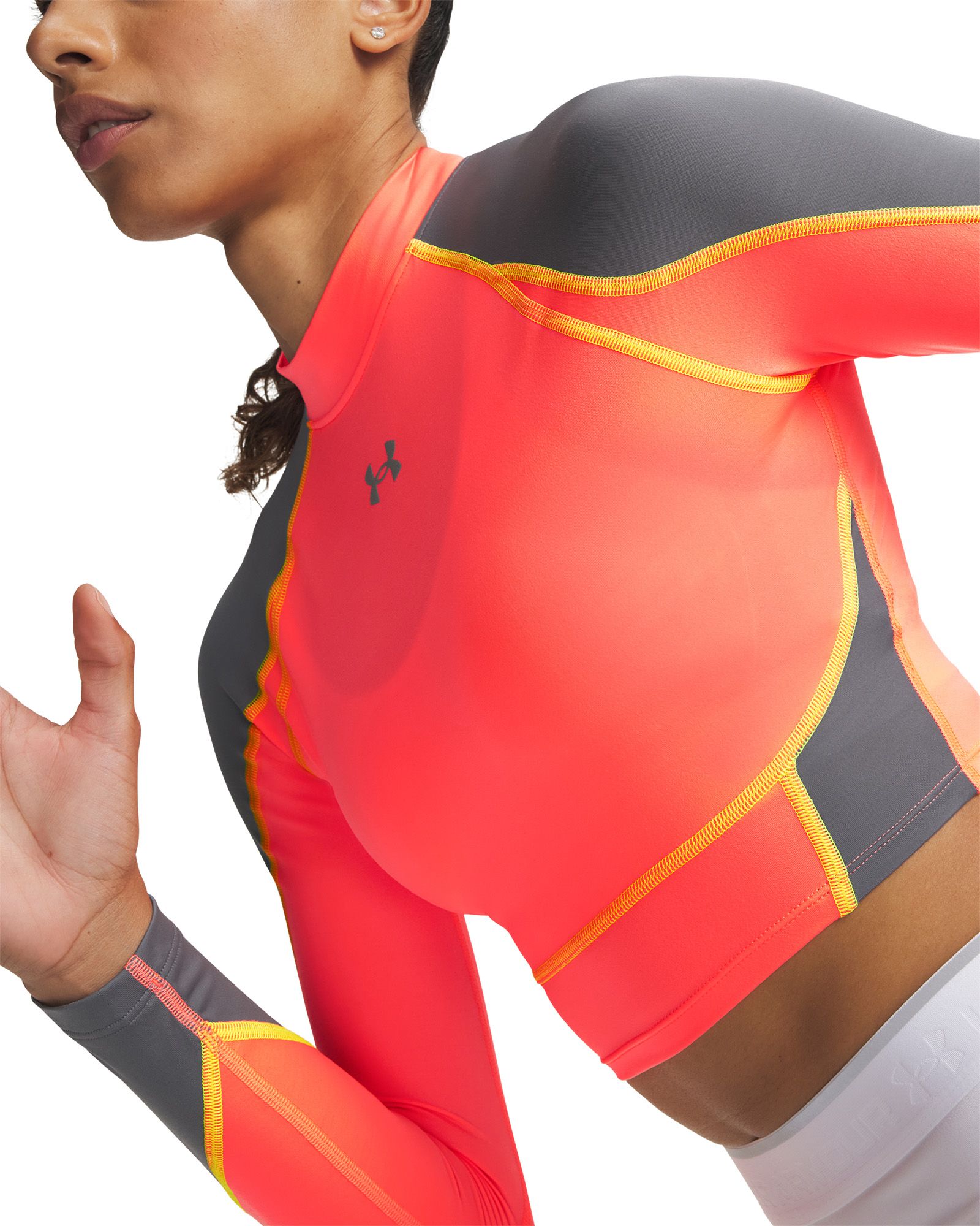 Under Armour Women's HeatGear Elite Crop Mock Long Sleeve product image
