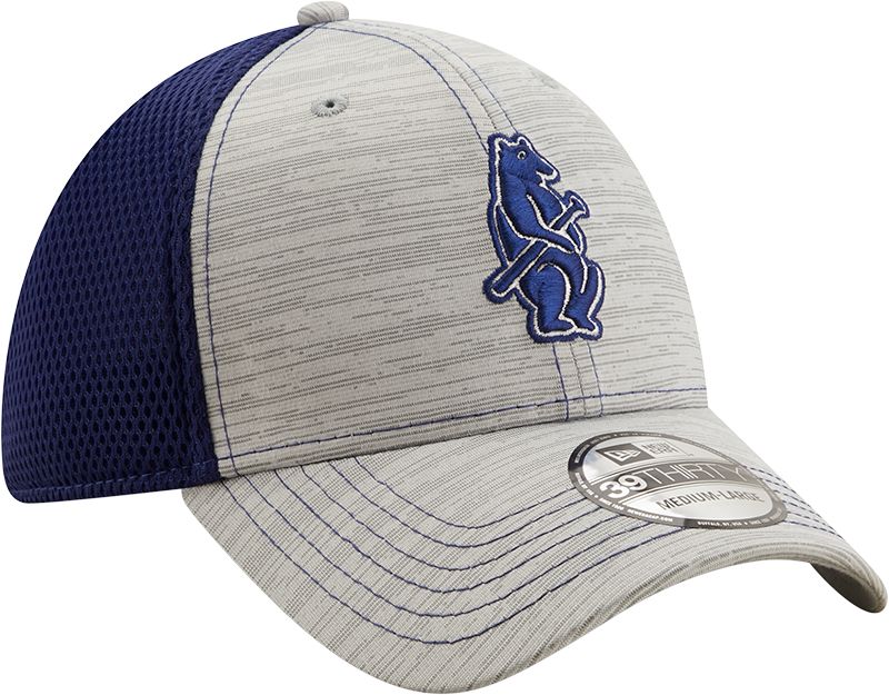 New Era Men's Chicago Cubs Blue 39Thirty Prime Stretch Fit Hat product image