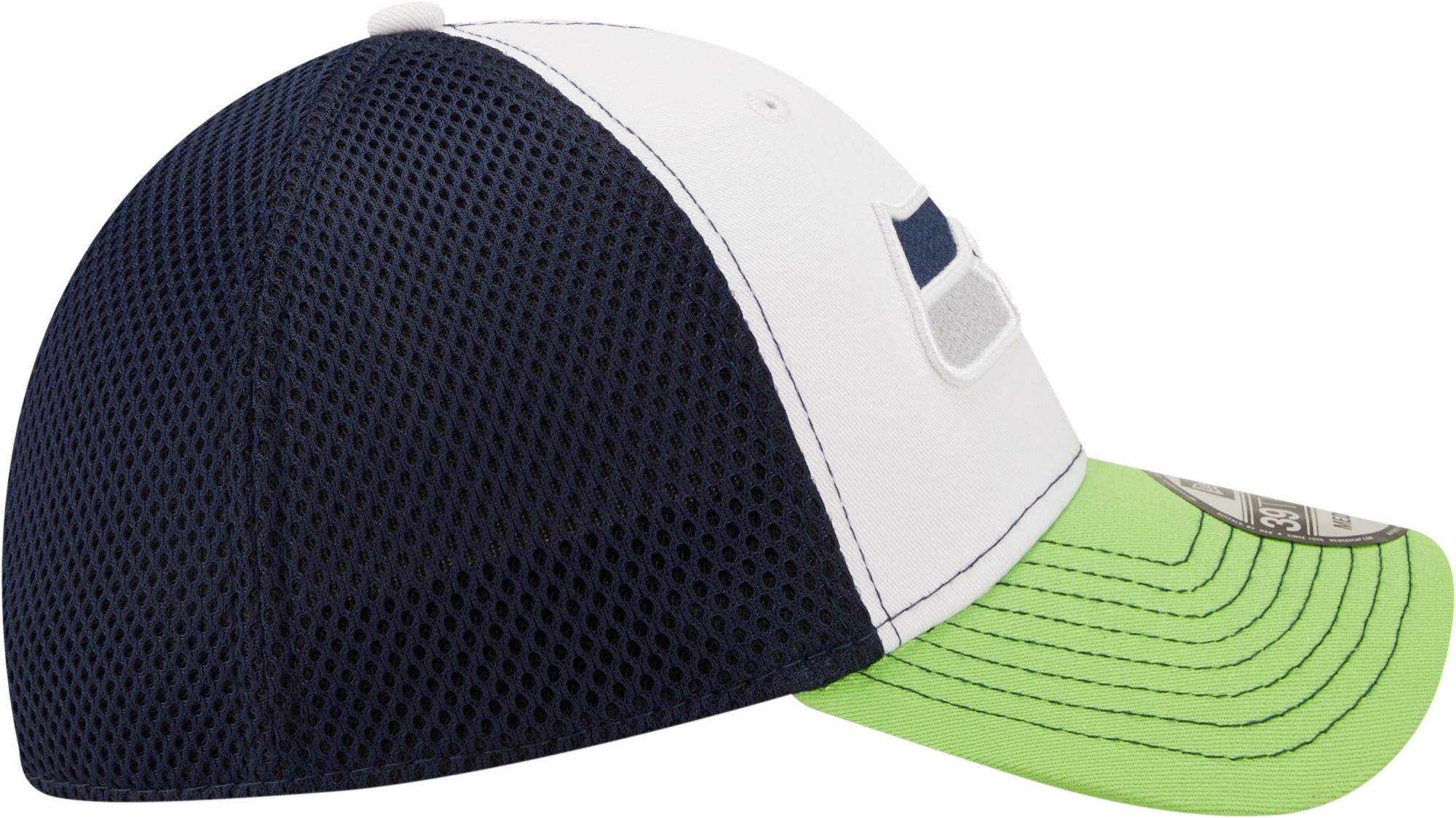 New Era Men's Seattle Seahawks Team Neo 39Thirty White Stretch Fit Hat product image