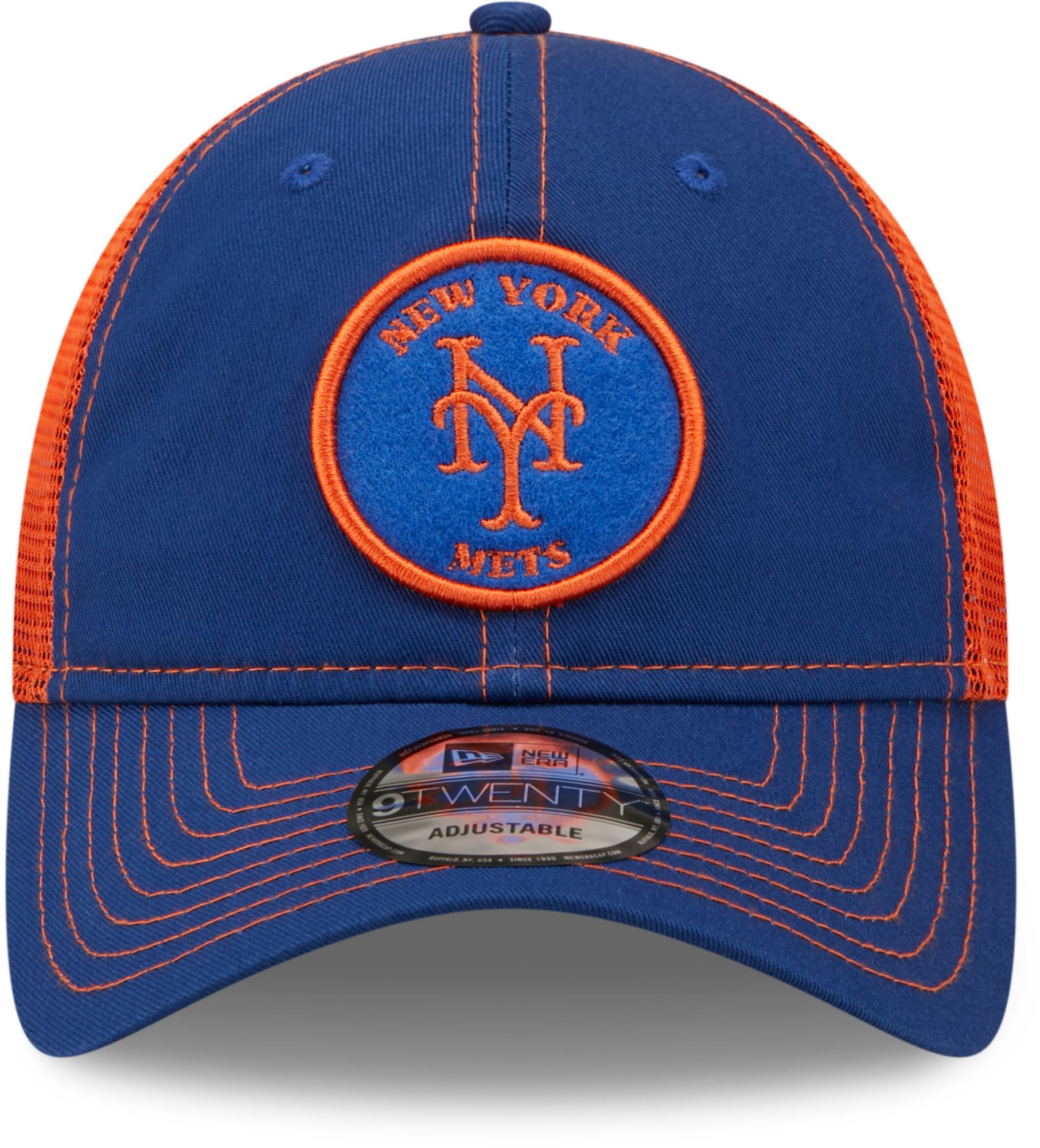 New Era Men's New York Mets Blue 9Twenty Circle Adjustable Hat product image