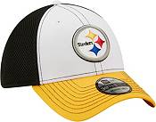 New Era Men's Pittsburgh Steelers Team Neo 39Thirty White Stretch Fit Hat product image