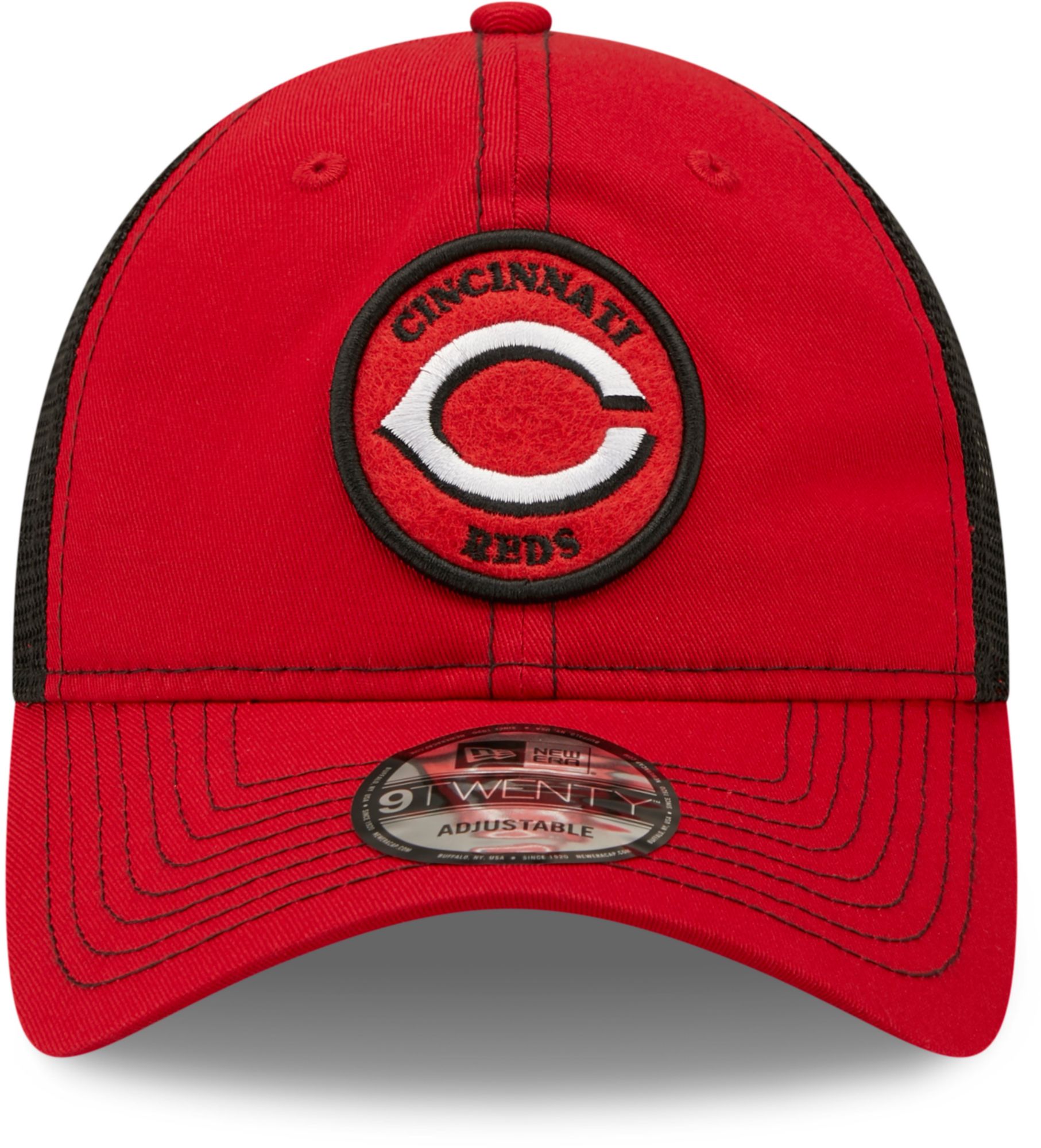 New Era Men's Cincinnati Reds Red 9Twenty Circle Adjustable Hat product image