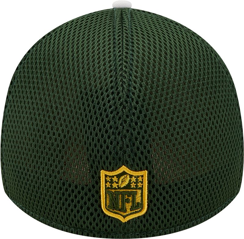 New Era Men's Green Bay Packers Team Neo 39Thirty White Stretch Fit Hat product image