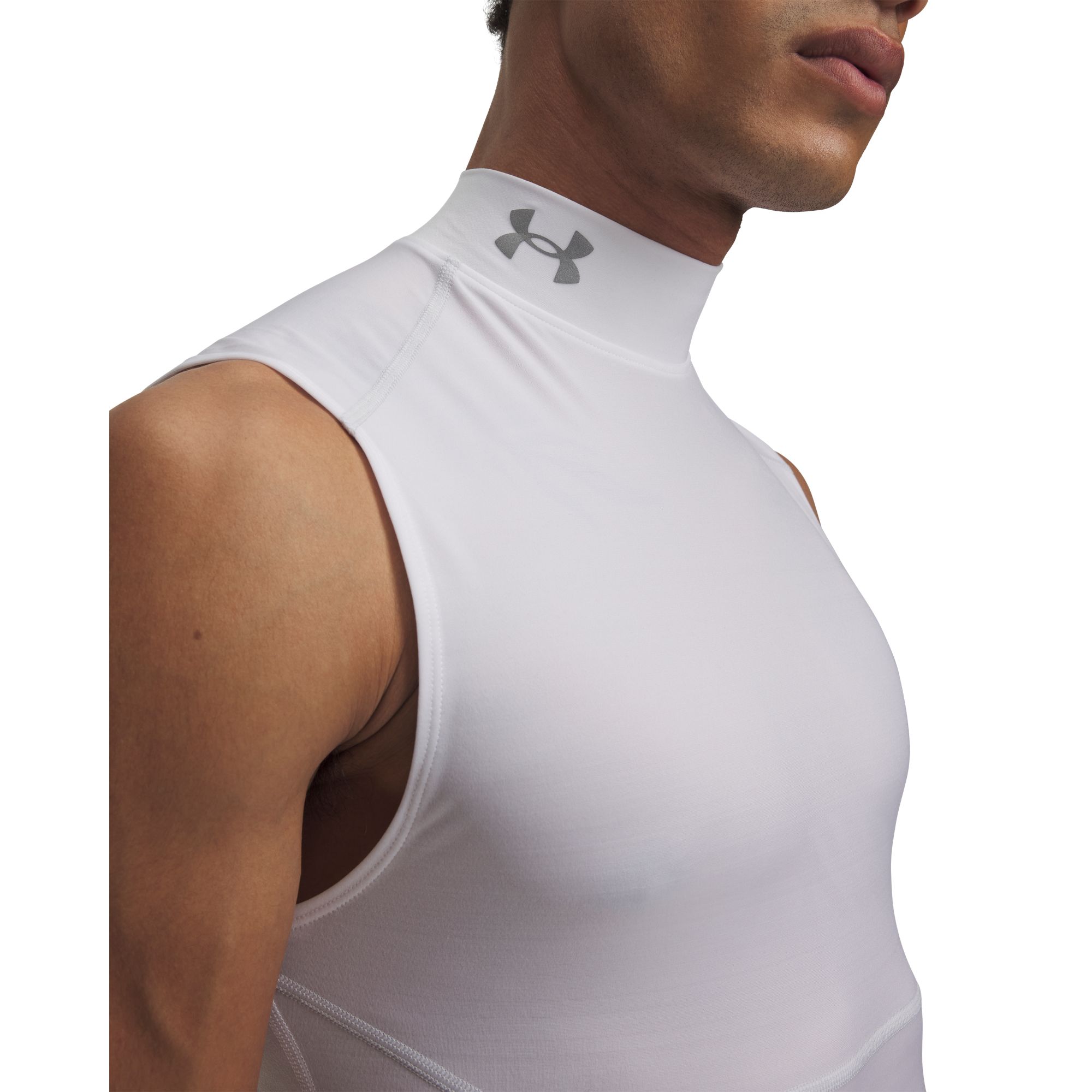 Under Armour Men's HeatGear Elite Sleeveless Mock Neck Compression Shirt product image