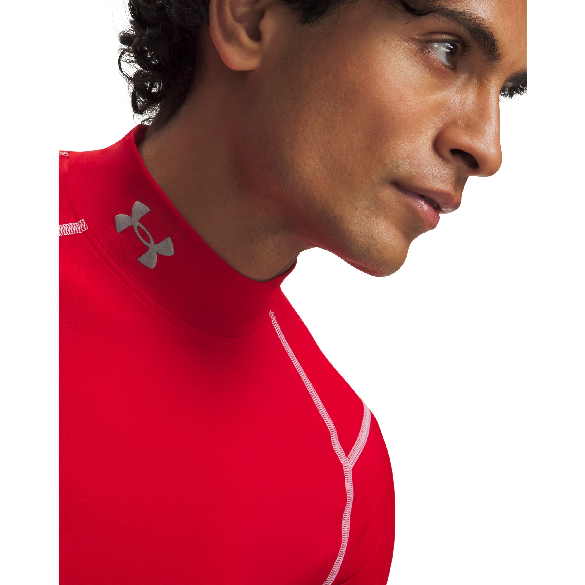 Under Armour Men's HeatGear Elite Mock Neck Long Sleeve Compression Shirt product image