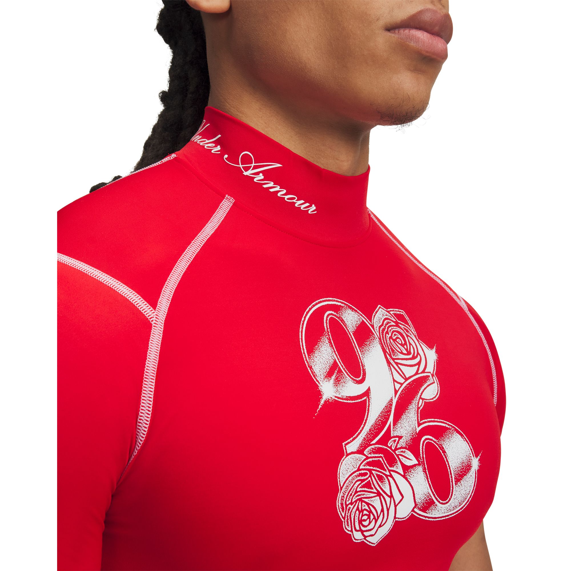 Under Armour Men's HeatGear Elite VDay Mock Neck Compression Shirt product image