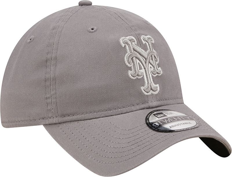 New Era Men's New York Mets Grey Core Classic 9Twenty Adjustable Hat product image