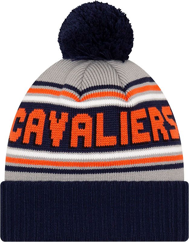 New Era Men's Virginia Cavaliers Blue Cheer Knit Pom Beanie product image