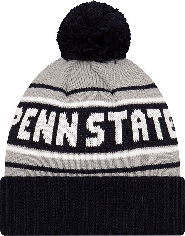 New Era Men's Penn State Nittany Lions Blue Cheer Knit Pom Beanie product image