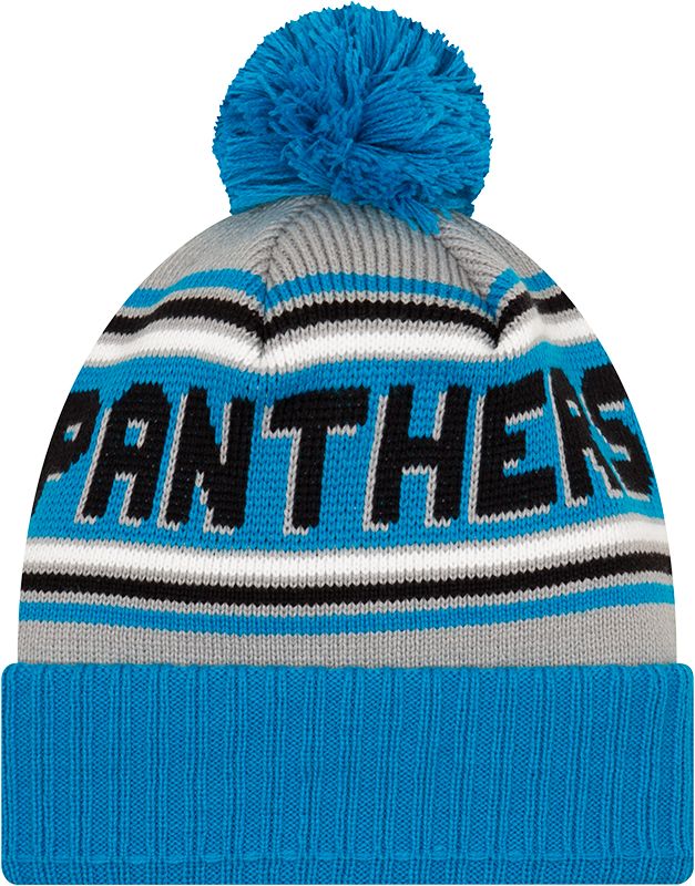New Era Men's Carolina Panthers Black Cuffed Cheer Knit Beanie product image