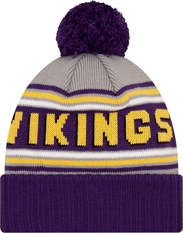 New Era Men's Minnesota Vikings Purple Cuffed Cheer Knit Beanie product image