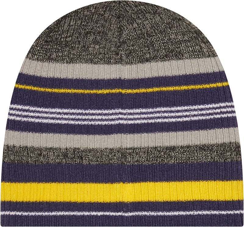 New Era Men's Milwaukee Brewers Navy Striped Knit Beanie product image