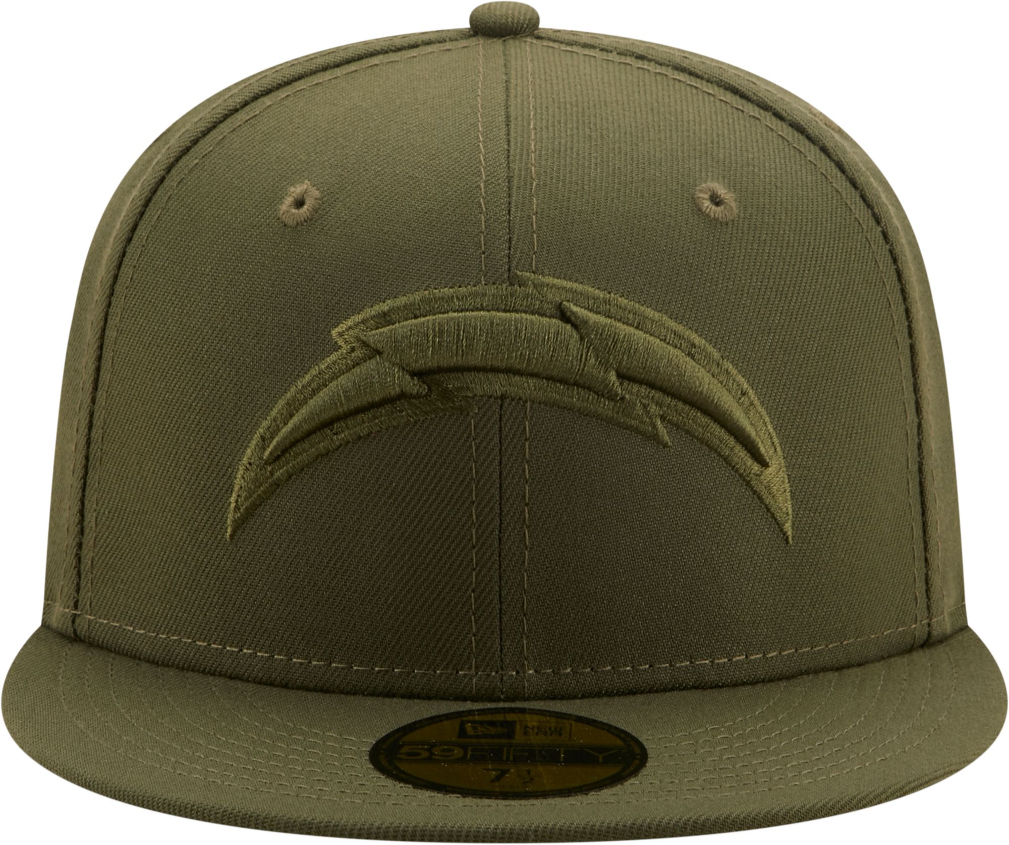 New Era Men's Los Angeles Chargers Color Pack 59Fifty Olive Fitted Hat product image