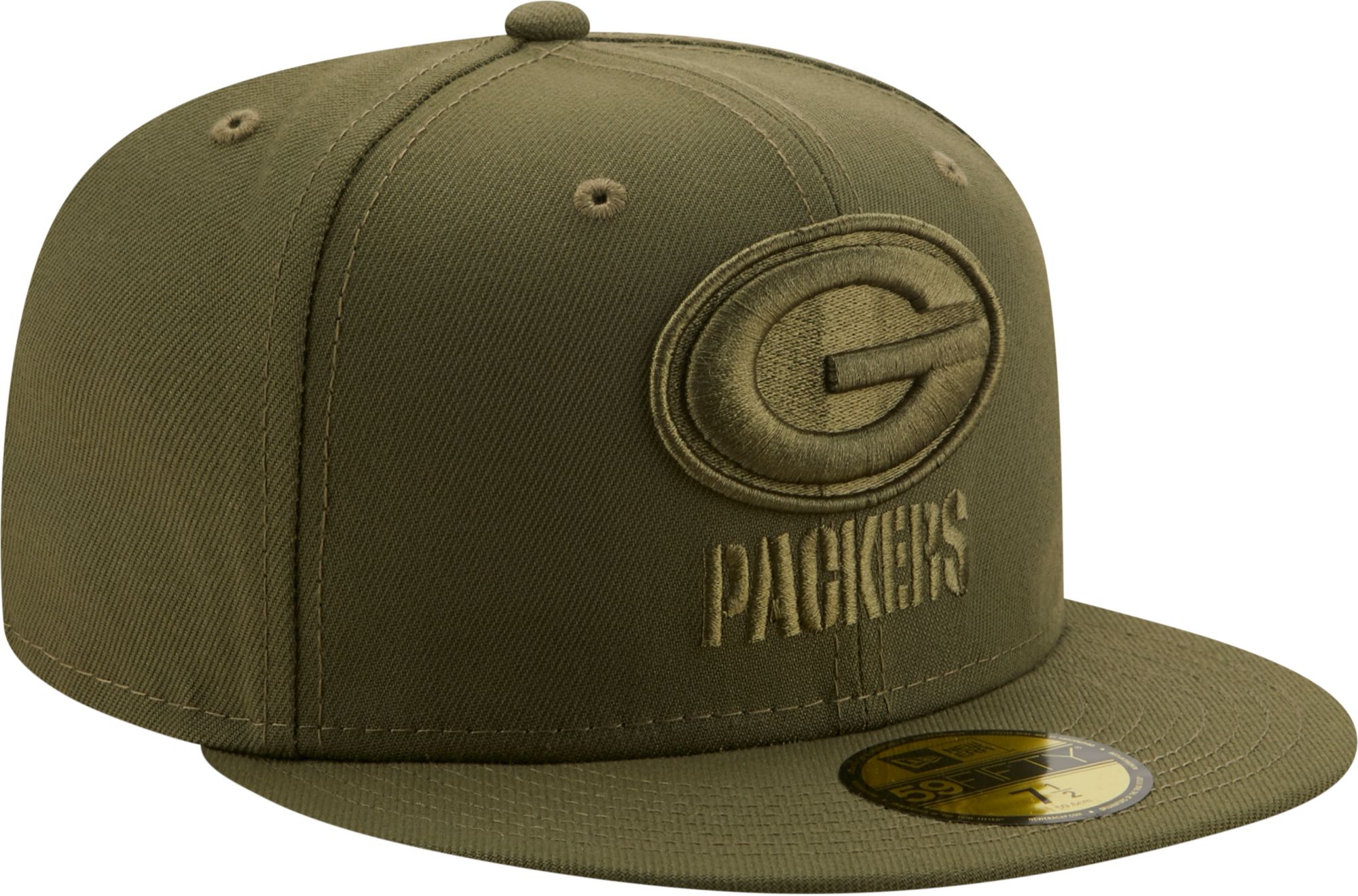 New Era Men's Green Bay Packers Color Pack 59Fifty Olive Fitted Hat product image