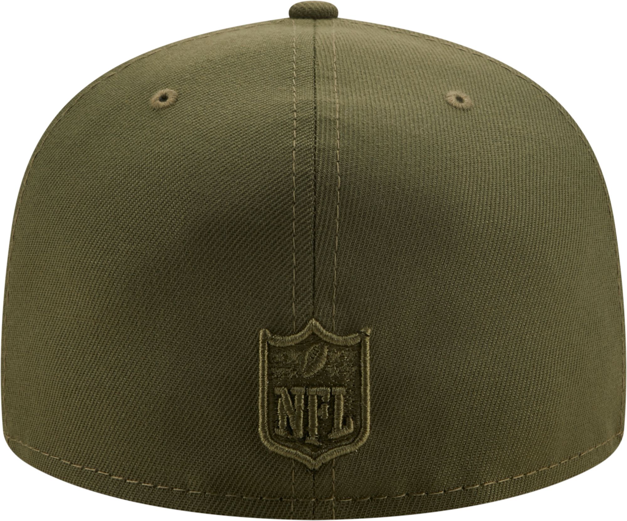 New Era Men's New England Patriots Color Pack 59Fifty Olive Fitted Hat product image