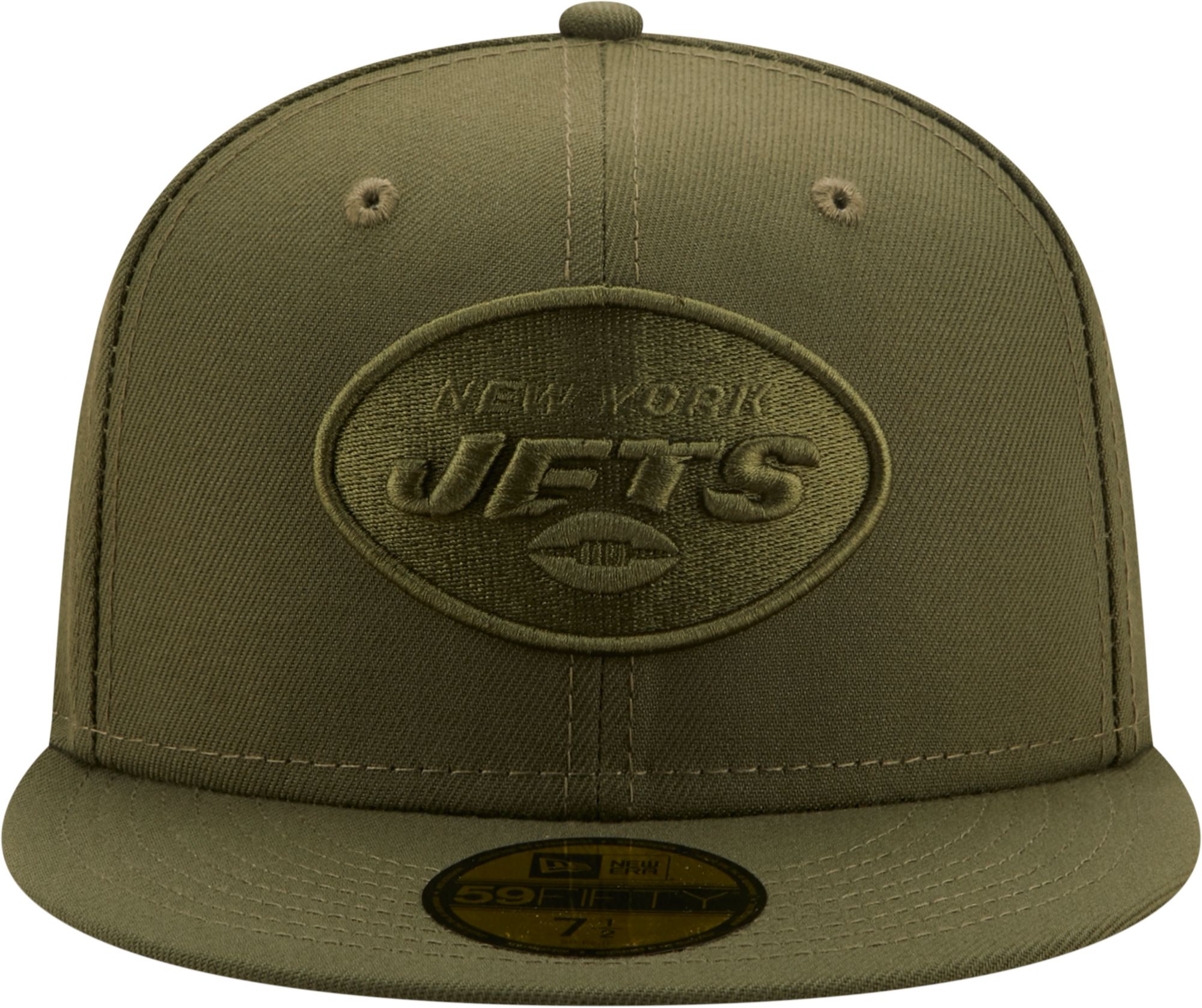 New Era Men's New York Jets Color Pack 59Fifty Olive Fitted Hat product image