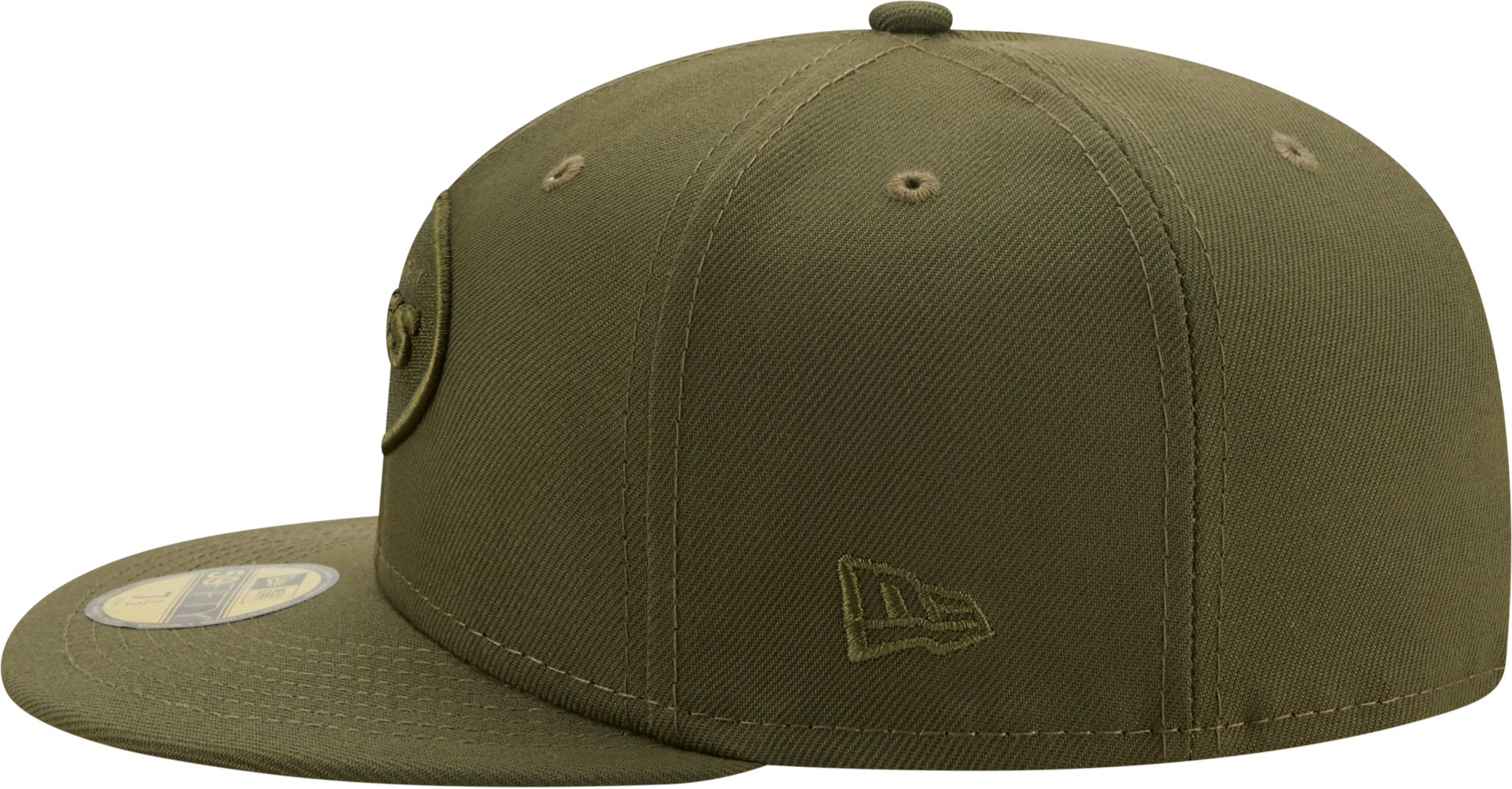 New Era Men's New York Jets Color Pack 59Fifty Olive Fitted Hat product image