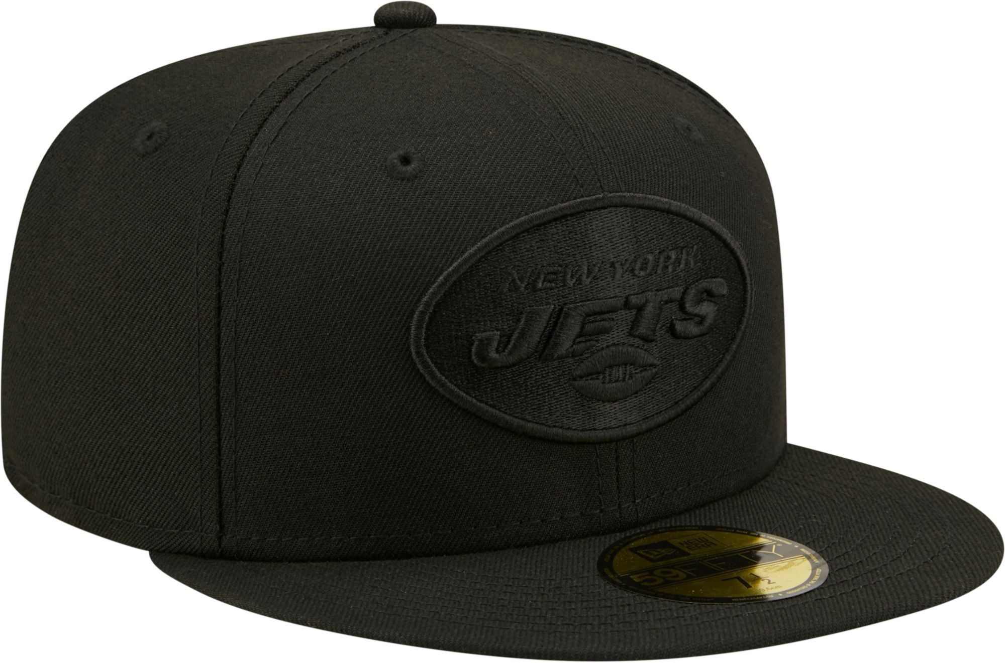 New Era Men's New York Jets Color Pack 59Fifty Black Fitted Hat product image