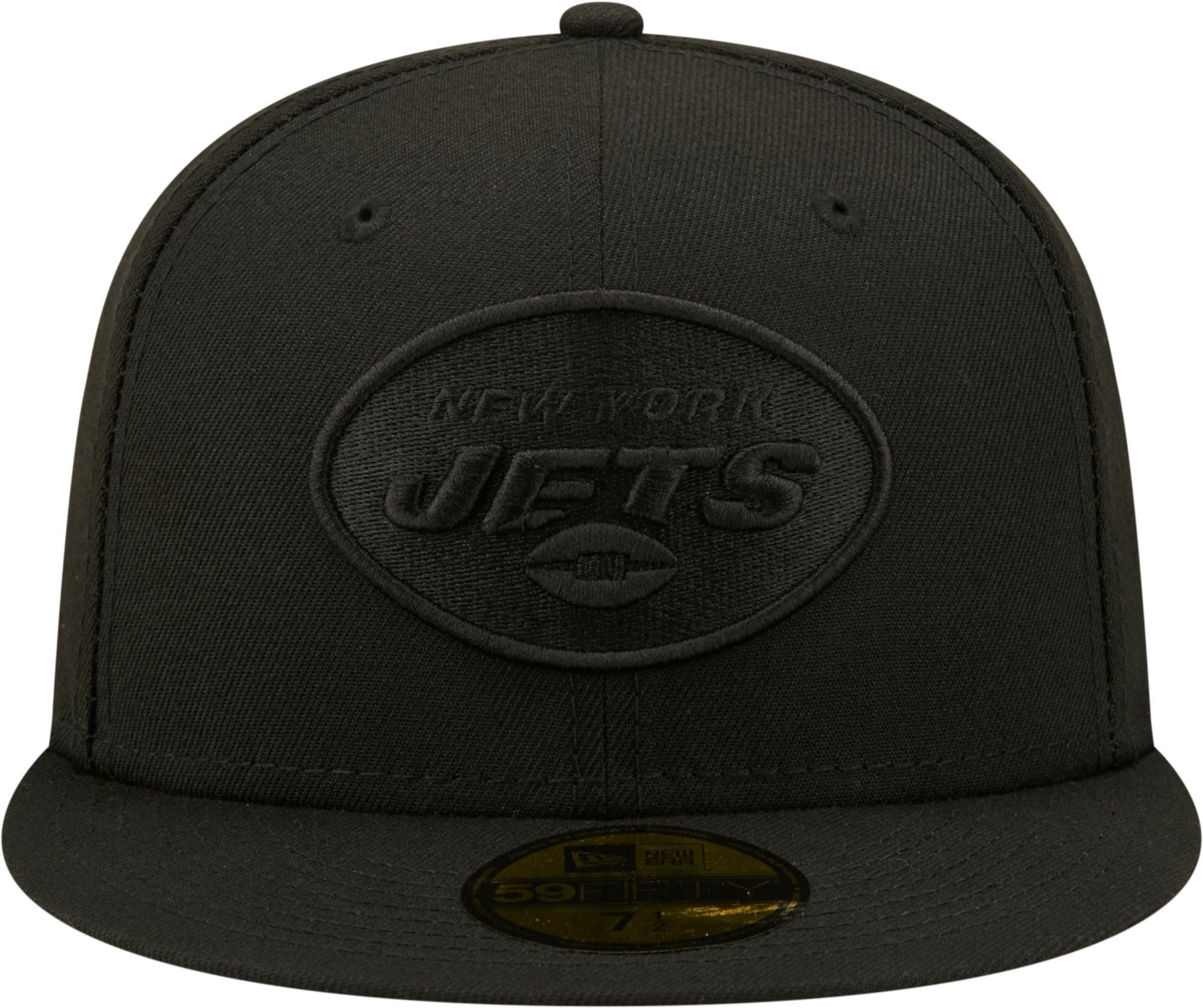 New Era Men's New York Jets Color Pack 59Fifty Black Fitted Hat product image