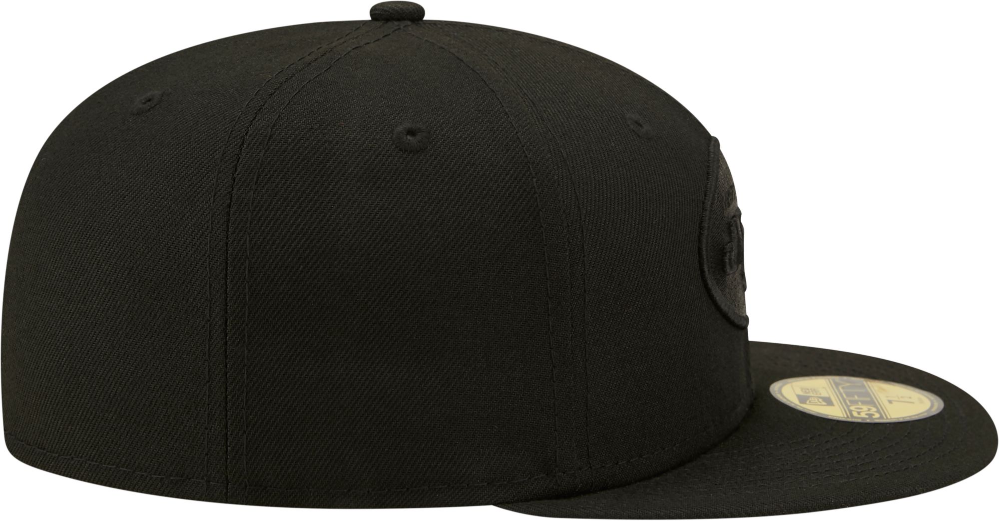 New Era Men's New York Jets Color Pack 59Fifty Black Fitted Hat product image
