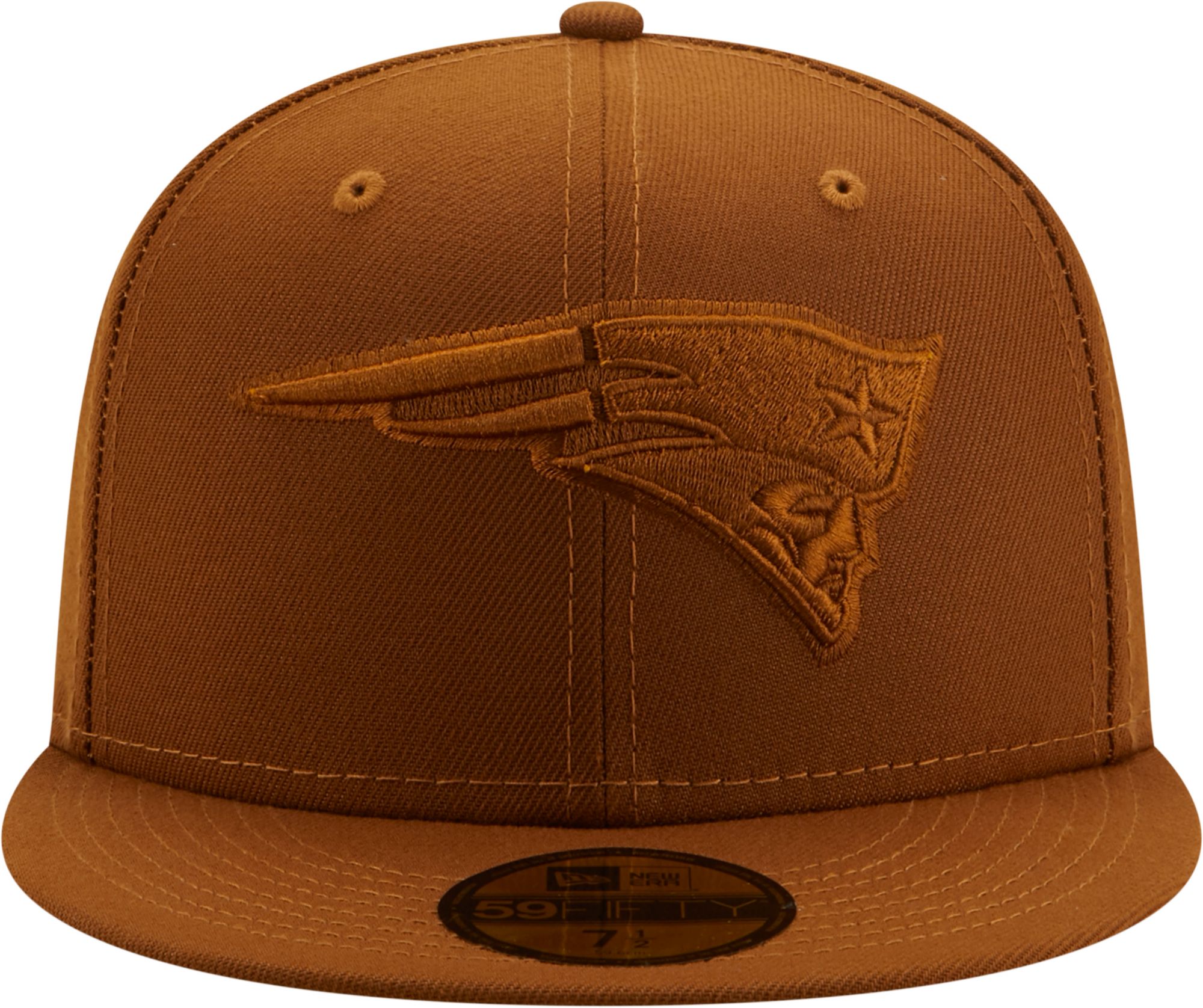New Era Men's New England Patriots Color Pack 59Fifty Peanut Fitted Hat product image