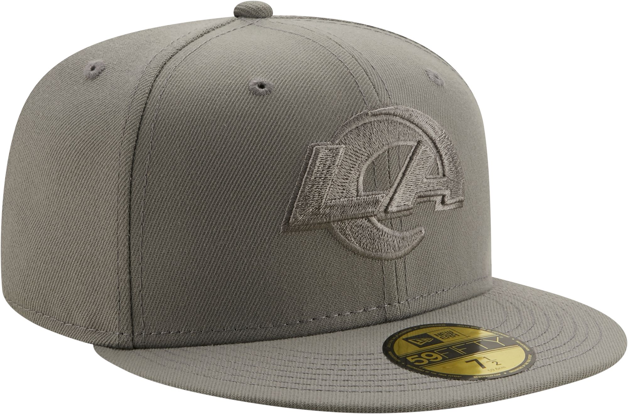 New Era Men's Los Angeles Rams Color Pack 59Fifty Grey Fitted Hat product image