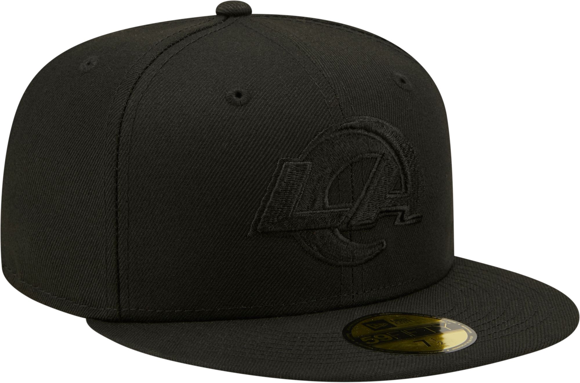 New Era Men's Los Angeles Rams Color Pack 59Fifty Black Fitted Hat product image