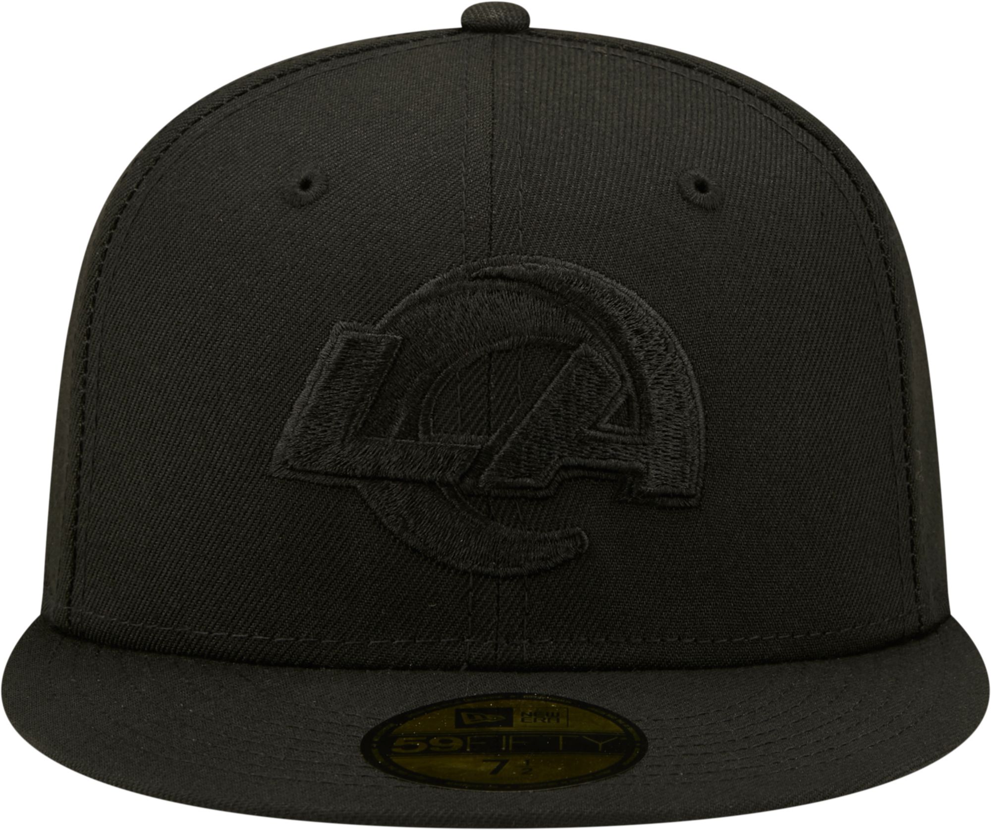 New Era Men's Los Angeles Rams Color Pack 59Fifty Black Fitted Hat product image