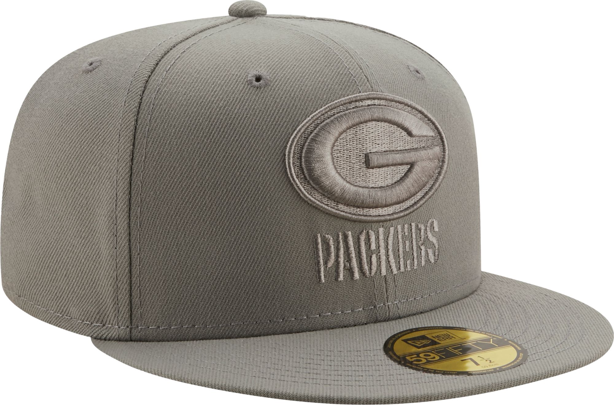 New Era Men's Green Bay Packers Color Pack 59Fifty Grey Fitted Hat product image