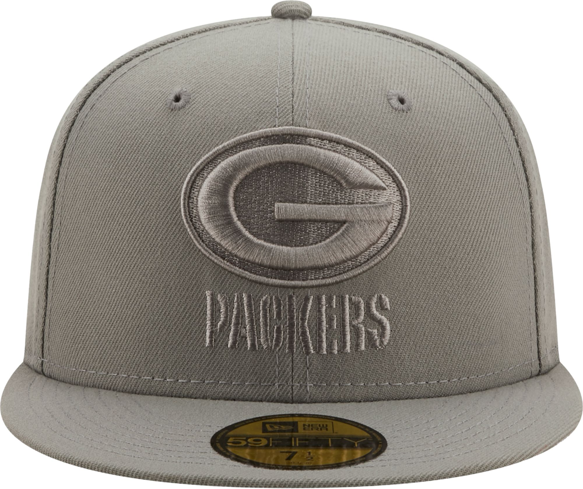 New Era Men's Green Bay Packers Color Pack 59Fifty Grey Fitted Hat product image